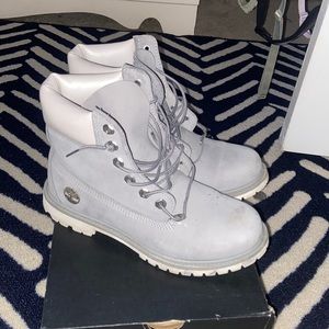 Timberlands Grey.